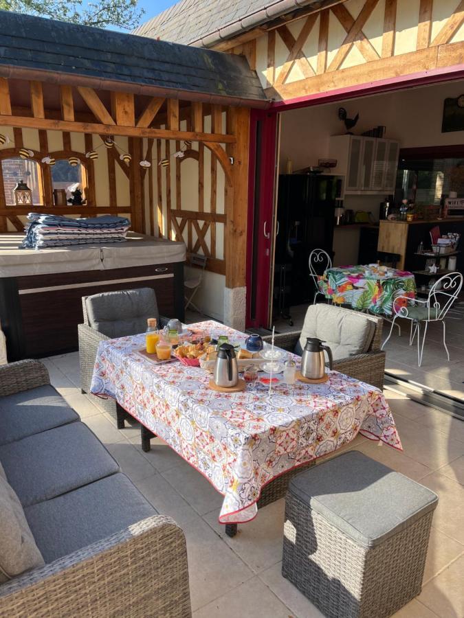 Gerponville Le Jardin Des Roses B&B 외부 사진